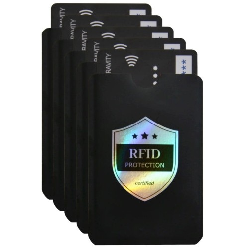 Etui na kartę magnetyczną - do karty magnetycznej RFID | 5 sztuk