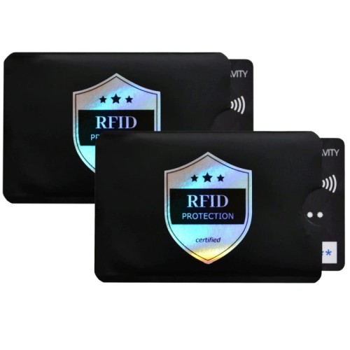 Etui na kartę zbliżeniową - do karty zbliżeniowej RFID | 2 sztuki