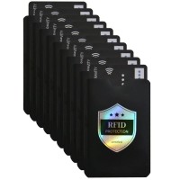 Etui na kartę płatniczą - do karty płatniczej RFID | 10 sztuk